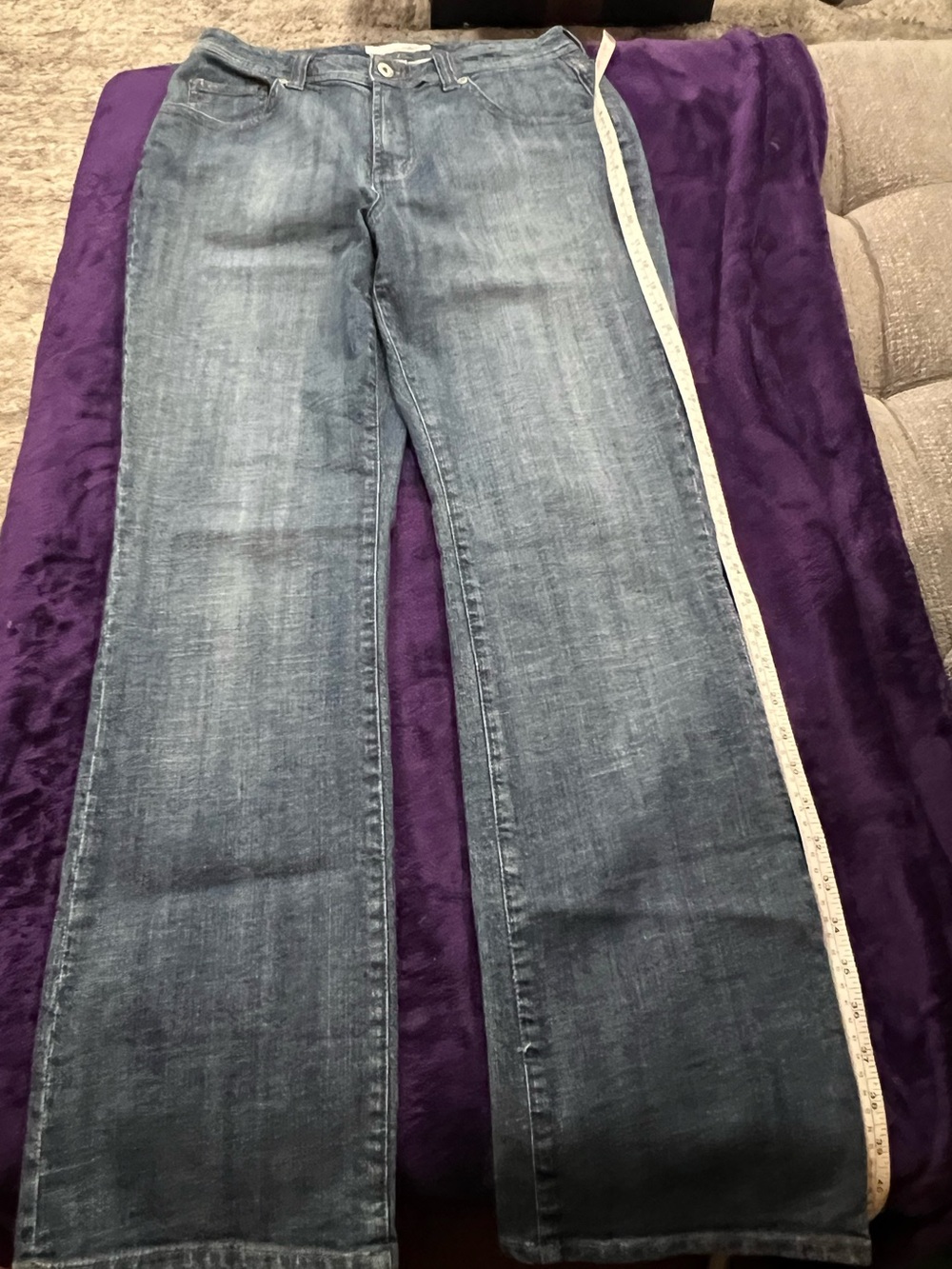 Chico's Wide Leg Jeans in Medium Blue Wash